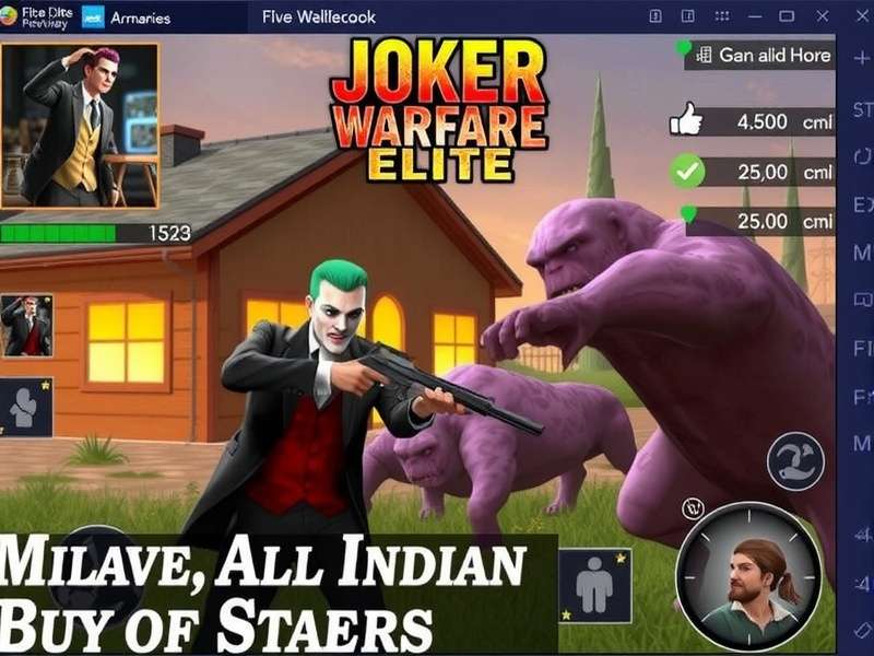 Joker Warfare Elite gameplay mechanics